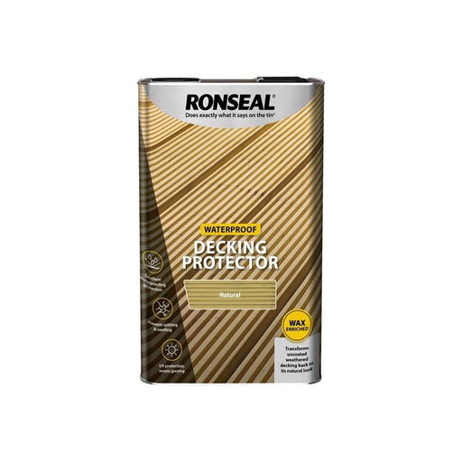 Ronseal Decking Protector Natural 5 litre Ronseal - RockBottom Nothampton