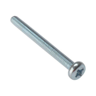 Forgefix Machine Screw Pozi Compatible Pan Head ZP M6 x 40mm Bag 25 ForgeFix - RockBottom Northampton