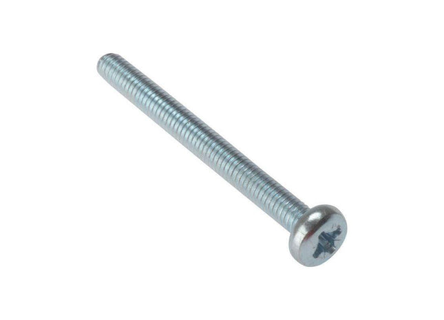 Forgefix Machine Screw Pozi Compatible Pan Head ZP M6 x 40mm Bag 25 ForgeFix - RockBottom Northampton
