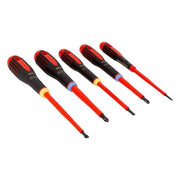Bahco BE-9882S ERGO™ VDE Insulated Screwdriver Set, 5 Piece Bahco - RockBottom Northampton