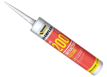 Everbuild Sika Everflex® LMA 200 Contractor's Silicone 295ml Black Everbuild Sika - RockBottom Northamptin