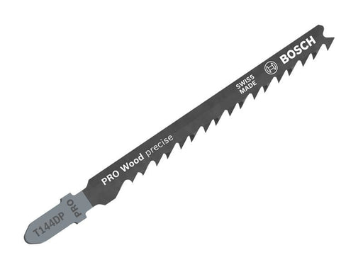 Bosch Powertool Accessories PRO Wood precise T144DP Jigsaw Blade 100mm Pack of 5 Bosch Powertool Accessories - RockBottom Northampton