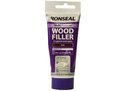 Ronseal Multipurpose Wood Filler Tube Dark 100g Ronseal - RockBottom Nothampton
