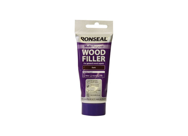 Ronseal Multipurpose Wood Filler Tube Dark 100g Ronseal - RockBottom Nothampton