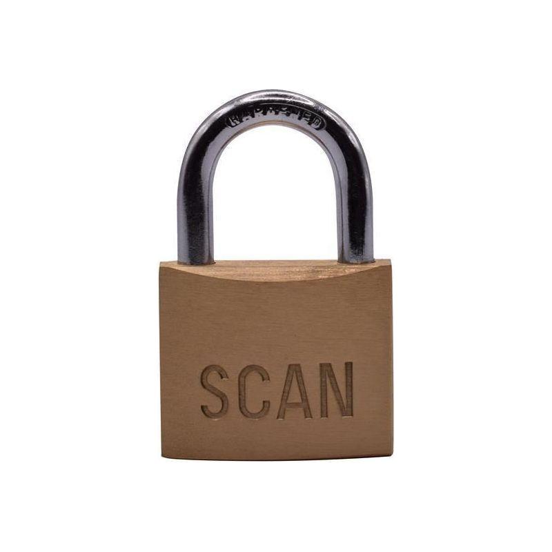 Scan Brass Padlock 40mm Keyed Alike Pack of 2 Scan - RockBottom Nothampton