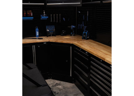 Draper BUNKER Modular Hardwood Worktop for Corner Cabinet, 865mm 33210 Draper - Town Tools 