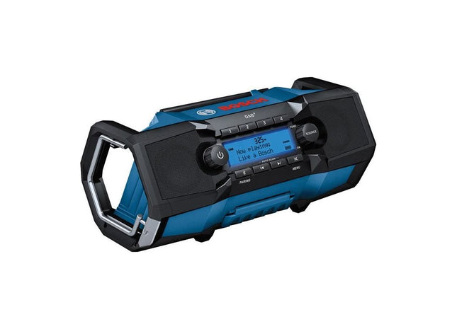 Bosch GPB 18V-2 C Professional Bluetooth DAB+ Radio 240V & Li-ion Bare Unit Bosch - RockBottom Northampton