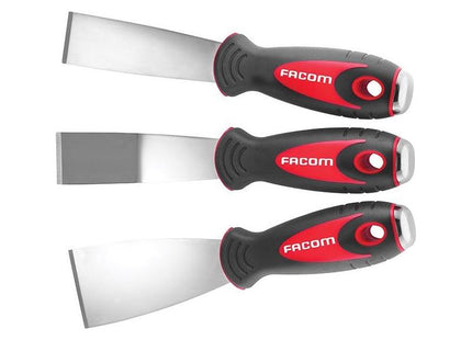 Facom Stainless Steel Scrapers Set of 3 Facom - RockBottom Northampton