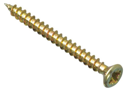 Forgefix Multi-Purpose Pozi Compatible Screw CSK ST ZYP 3.5 x 50mm Box 200 ForgeFix - RockBottom Northampton