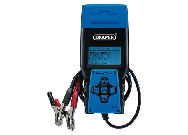 Draper Battery Tester with Printer 92445 Draper - Town Tools 