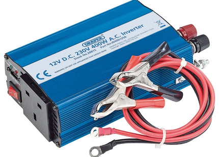 Draper 12V DC-AC Inverter, 400W 28815 Draper - Town Tools 