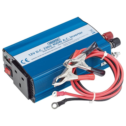 Draper 12V DC-AC Inverter, 400W 28815 Draper - Town Tools 