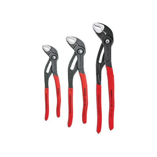 Knipex Cobra® Water Pump Pliers Set, 3 Piece Knipex - RockBottom Northampton