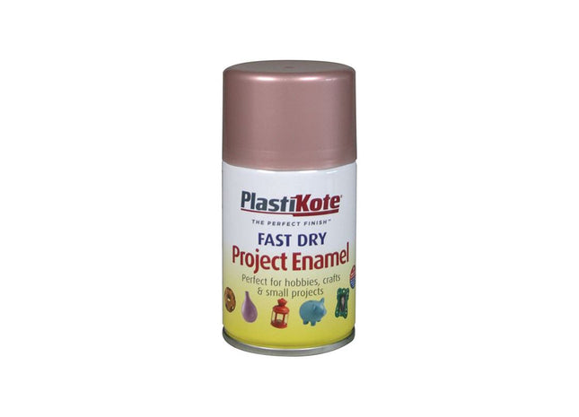 Plastikote Fast Dry Enamel Aerosol Rose Gold 100ml PlastiKote - RockBottom Nothampton