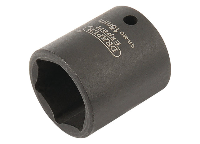 Draper Expert HI-TORQ 6 Point Impact Socket, 1/4" Sq. Dr., 15mm Draper - Town Tools 