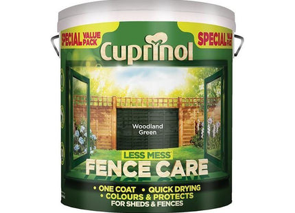 Cuprinol Less Mess Fence Care Woodland Green 6 litre Cuprinol - RockBottom Northampton