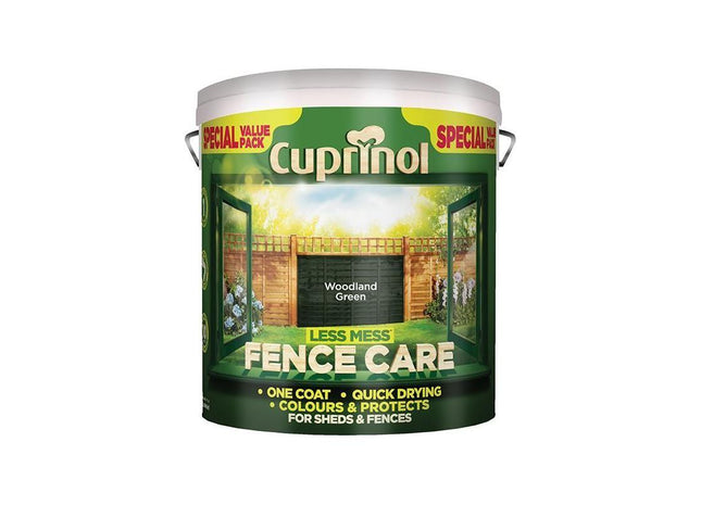 Cuprinol Less Mess Fence Care Woodland Green 6 litre Cuprinol - RockBottom Northampton