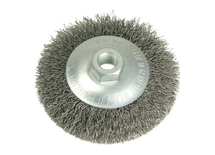 Lessmann Conical Bevel Brush 100mm x M14 Bore, 0.35 Steel Wire Lessmann - RockBottom Northampton