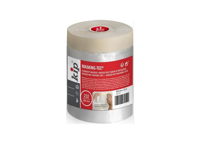 Kip® 232 Plastic Masker Tape 0.55 x 33m KIP® - RockBottom Northampton