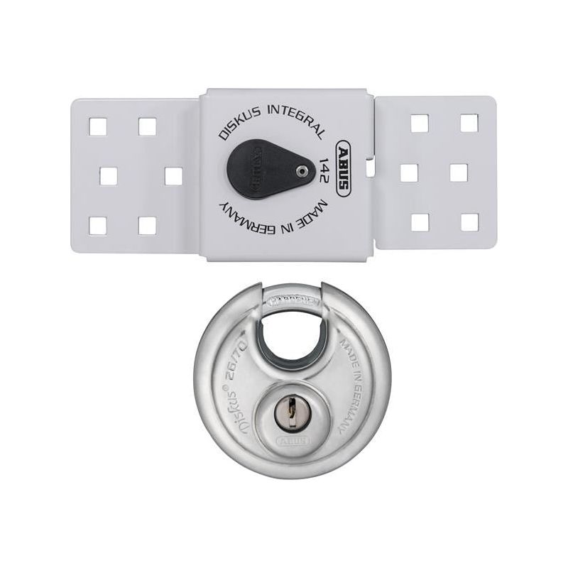 Abus Mechanical 142 Series Sliding Door Van Lock & 26/70mm Diskus® Padlock ABUS Mechanical - RockBottom Northampton 