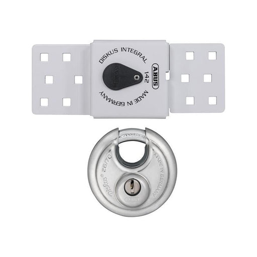 Abus Mechanical 142 Series Sliding Door Van Lock & 26/70mm Diskus® Padlock ABUS Mechanical - RockBottom Northampton 