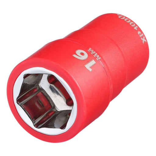 Draper XP1000 VDE Socket, 3/8" Sq. Dr., 16mm Draper - Town Tools