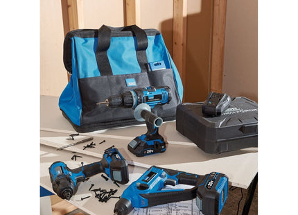 Draper Storm Force 20V Cordless Fixing Kit (8 Piece) 40449 Draper - Town Tools 