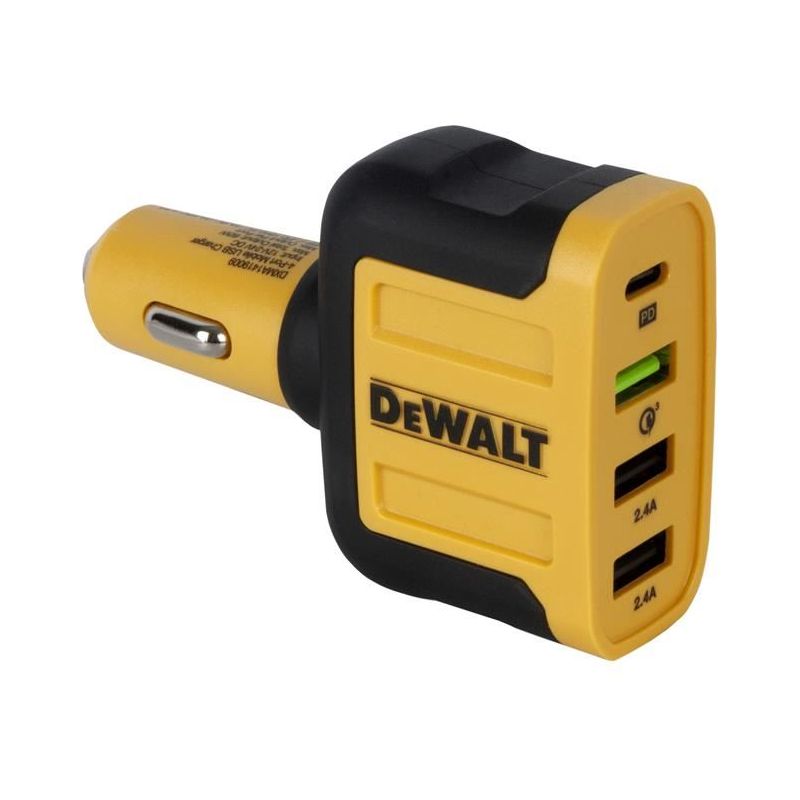 Dewalt Telecoms 4-Port Mobile USB PD Charger 60W DEWALT Telecoms - RockBottom Northampton