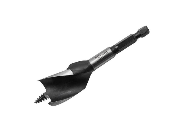 Faithfull Tri-Point Speed Auger Bit 25mm Stubby Faithfull - RockBottom Northampton