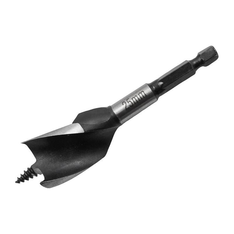 Faithfull Tri-Point Speed Auger Bit 25mm Stubby Faithfull - RockBottom Northampton