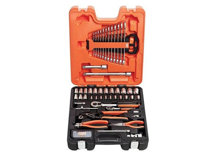 Bahco S81MIX 1/4 & 1/2in Drive Socket Spanner & Pliers Set, 81 Piece Bahco - RockBottom Northampton