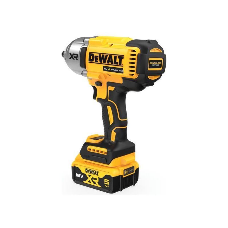 Dewalt Power Tools DCF900P2T XR Brushless 1/2in High Torque Impact Wrench 18V 2 x 5.0Ah Li-ion DeWALT Power Tools - RockBottom Northampton