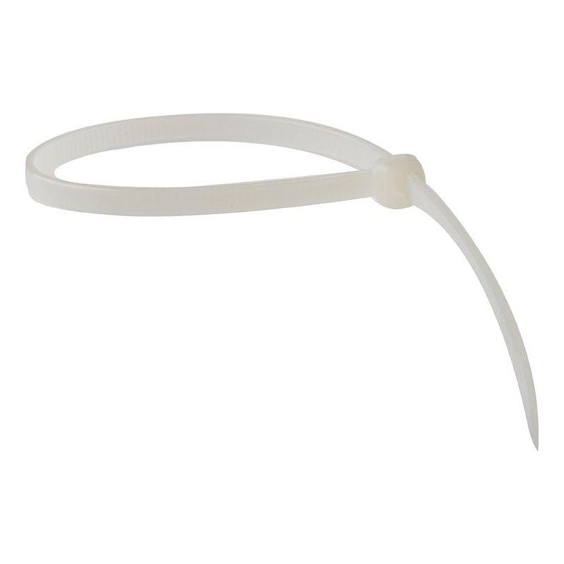 Forgefix Cable Tie Natural/Clear 4.8 x 300mm (Bag 100) ForgeFix - RockBottom Northampton