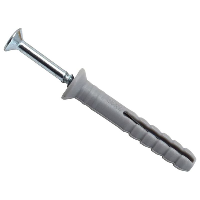 Masonmate® Nylon Hammer-In Fixing 6 x 40mm (150) MASONMATE® - RockBottom Northampton