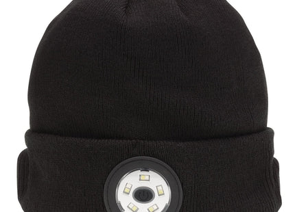 Draper Smart Wireless Rechargeable Beanie with LED Head Torch and USB Charging C Draper - Town Tools 