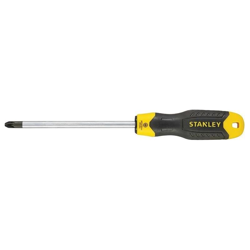 Stanley® Hand Tools Cushion Grip Screwdriver Pozidriv Tip PZ3 x 150mm STANLEY® Hand Tools - RockBottom Nothampton
