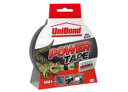 UniBond DIY Power Tape Black 50mm x 25m UniBond - RockBottom Northampton