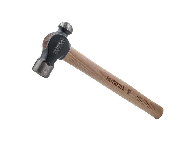 Faithfull Ball Pein Hammer FSC Hickory 680g (1.1/2 lb) Faithfull - RockBottom Northampton
