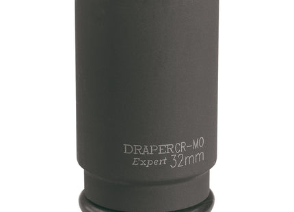Draper HI-TORQ 6 Point Deep Impact Socket, 3/4" Sq. Dr., 32mm 71924 Draper - Town Tools 