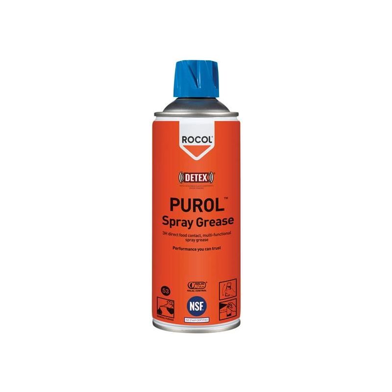 Rocol PUROL Spray Grease 400ml ROCOL - RockBottom Nothampton
