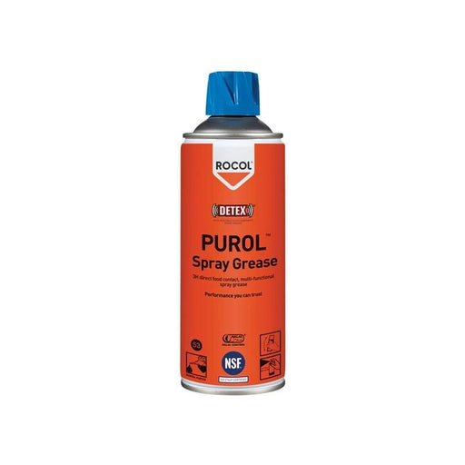 Rocol PUROL Spray Grease 400ml ROCOL - RockBottom Nothampton