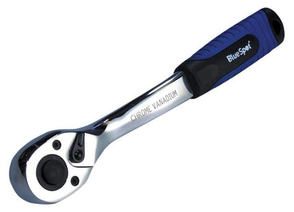 Bluespot Tools Soft Grip Ratchet 72 Teeth 1/2in Drive BlueSpot Tools - RockBottom Northampton