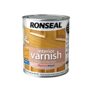 Ronseal Interior Varnish Quick Dry Satin Light Oak 750ml Ronseal - RockBottom Nothampton