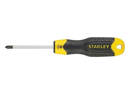 Stanley® Hand Tools Cushion Grip Screwdriver Pozidriv Tip PZ1 x 75mm STANLEY® Hand Tools - RockBottom Nothampton