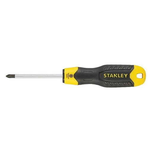 Stanley® Hand Tools Cushion Grip Screwdriver Pozidriv Tip PZ1 x 75mm STANLEY® Hand Tools - RockBottom Nothampton