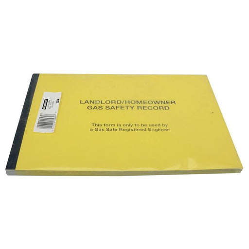 Monument 532P Gas Safe® Landlords Gas Safety Record Pad of 50 Monument - RockBottom Northampton