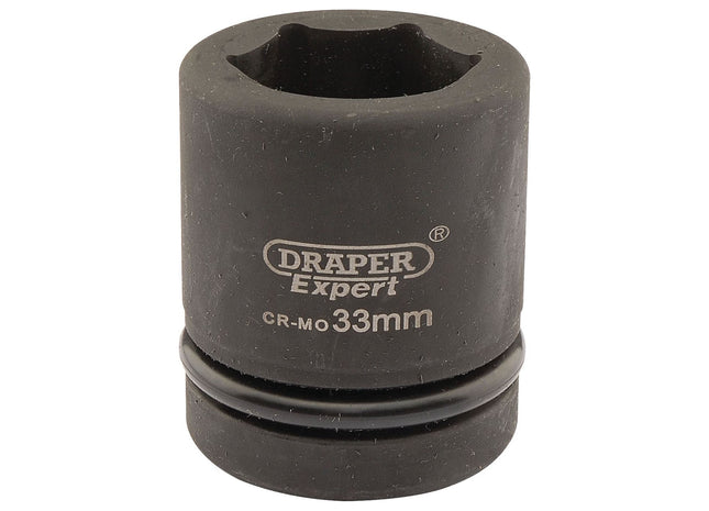 Draper Expert HI-TORQ 6 Point Impact Socket, 1" Sq. Dr., 33mm 05113 Draper - Town Tools 