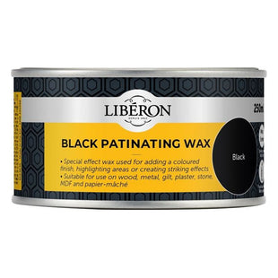 Liberon Black Patinating Wax 250ml Liberon - RockBottom Northampton