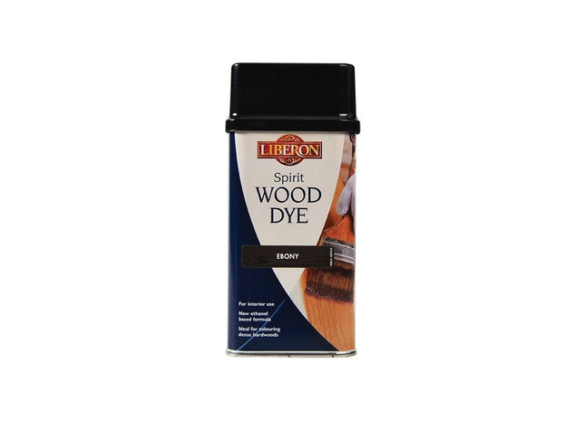 Liberon Spirit Wood Dye Ebony 250ml Liberon - RockBottom Northampton