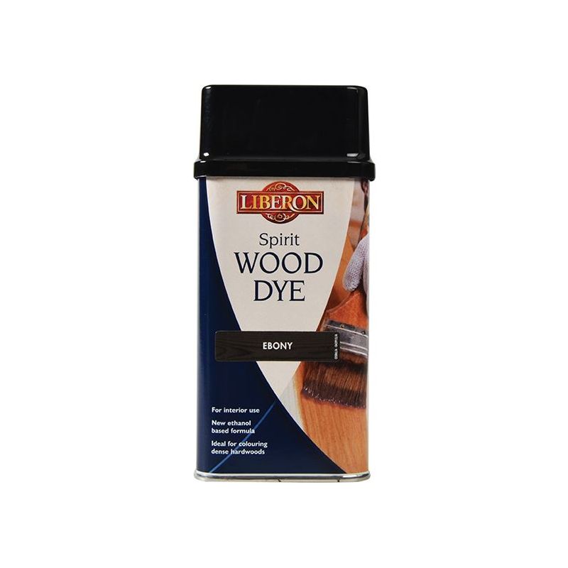 Liberon Spirit Wood Dye Ebony 250ml Liberon - RockBottom Northampton